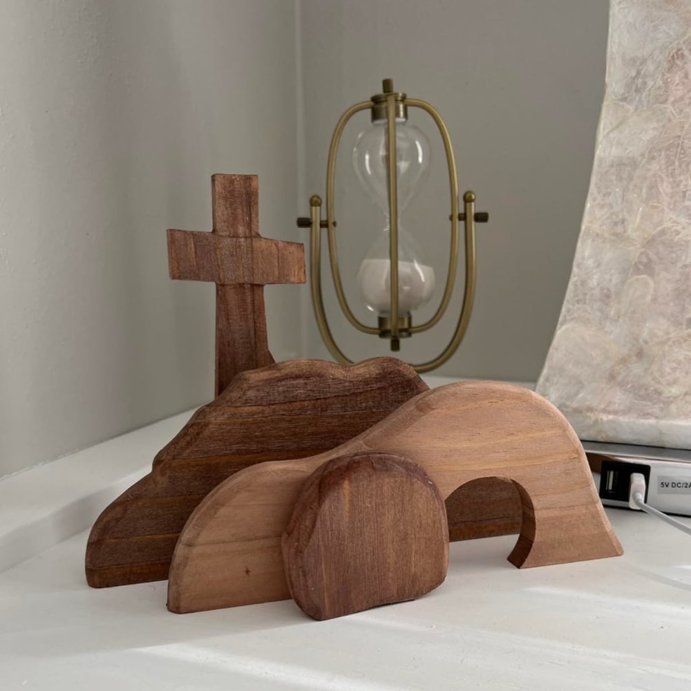 Easter Tomb Scene & Cross Decoration Bundle: Complete Your Easter Tray - Picture 5 of 6